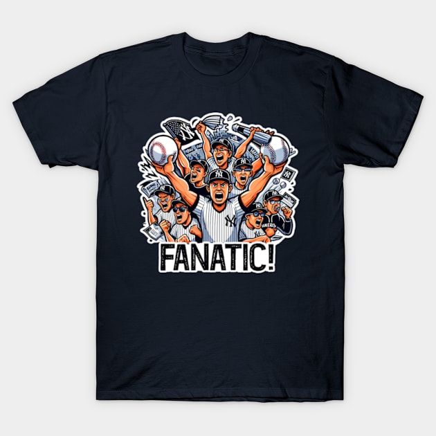 Yankees Fanatic Fans T-Shirt by elegantelite